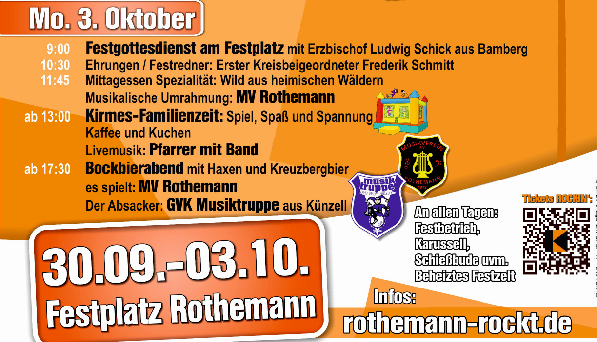 Festwochenende zum 75- jährigen Jubiläum der Kolpingsfamilie Rothemann