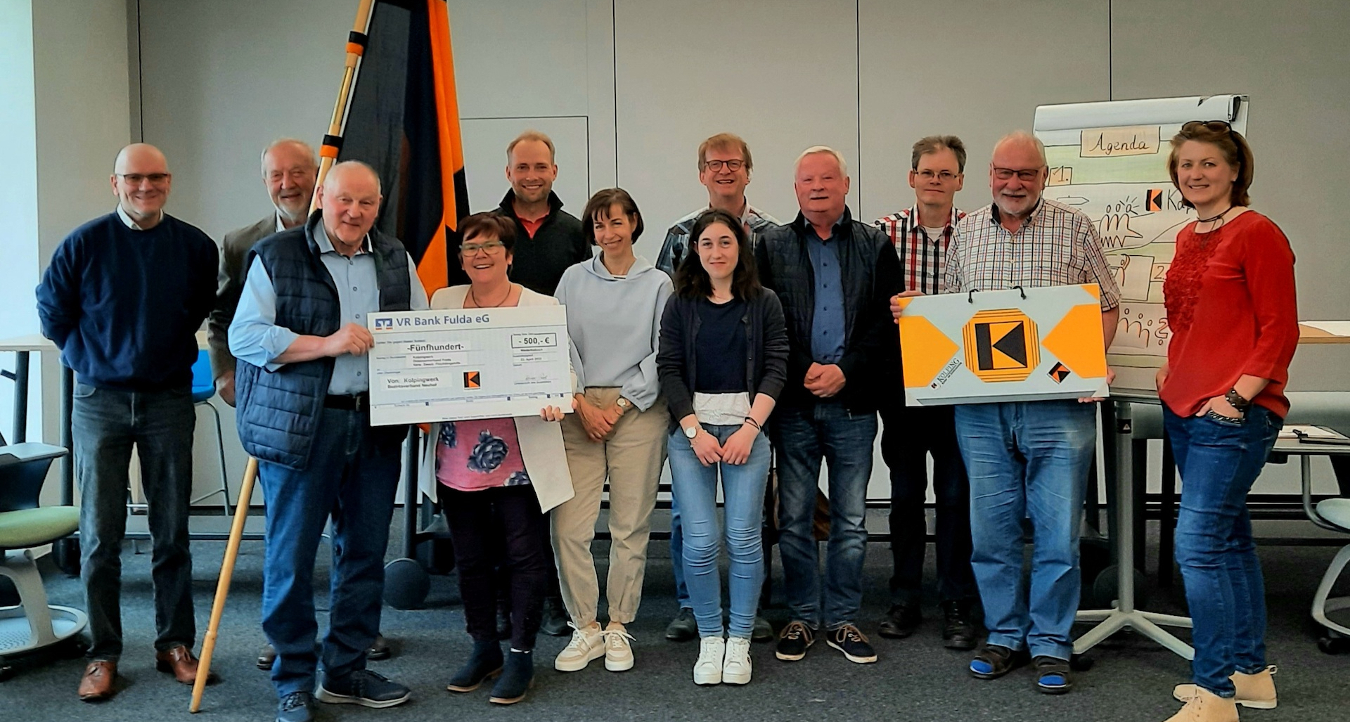Kolpingbezirk Neuhof spendet weitere 500,00 Euro an Azubi-Kampus pings